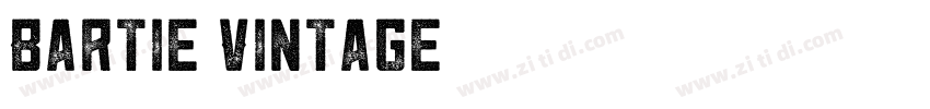 Bartie Vintage字体转换